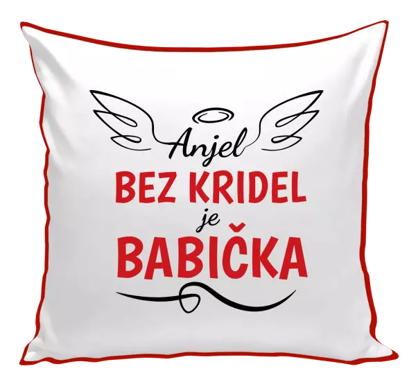 Vankúš Anjel bez kridel - babička 