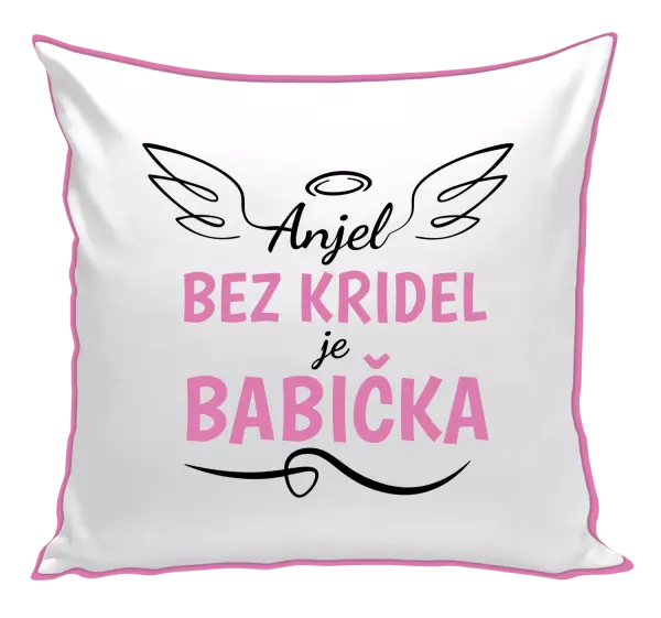 Vankúš Anjel bez kridel - babička 