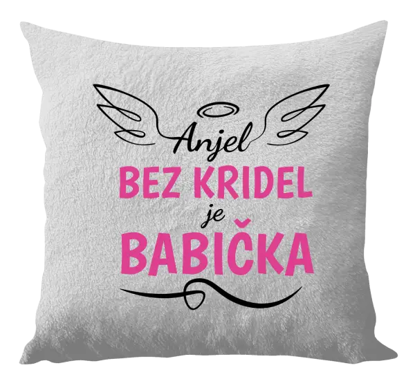 Vankúš Anjel bez kridel - babička 