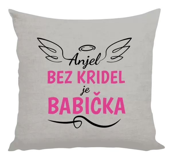 Vankúš Anjel bez kridel - babička 
