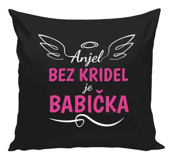 Vankúš Anjel bez kridel - babička 