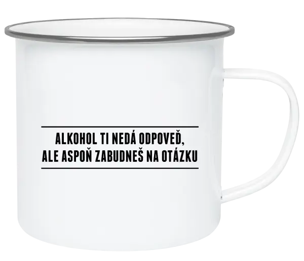 Plecháčik Alkohol ti nedá odpoveď, ale aspoň zabudneš na otázku