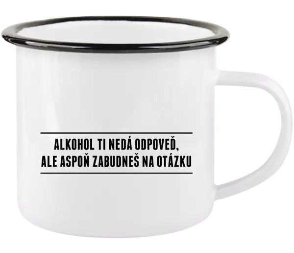 Plecháčik Alkohol ti nedá odpoveď, ale aspoň zabudneš na otázku
