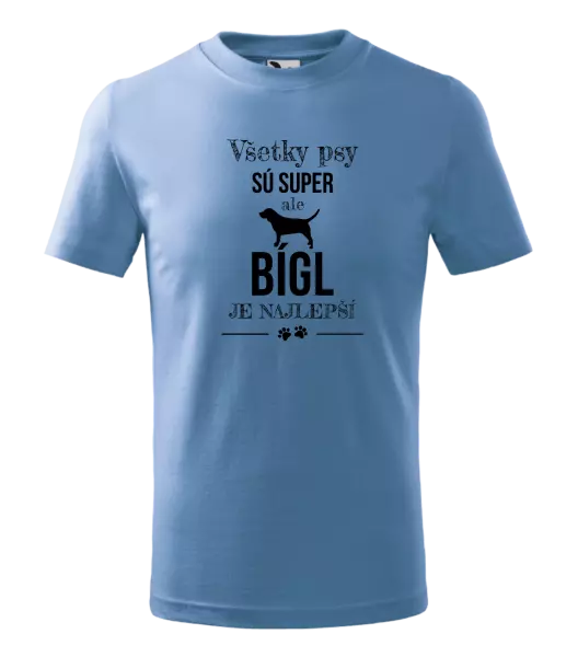 Detské tričko Bígl je najlepší