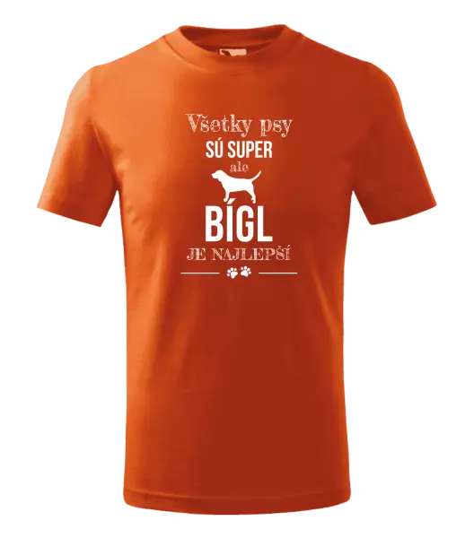 Detské tričko Bígl je najlepší