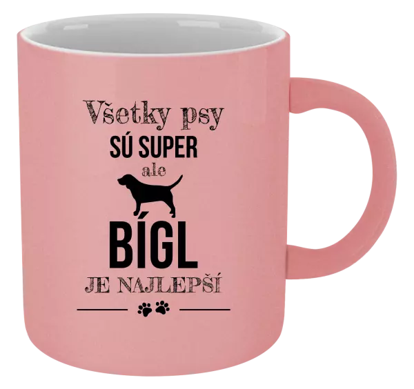 Hrnček metalický Bígl je najlepší