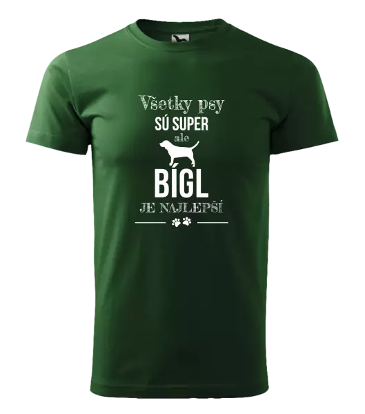 Pánske tričko Bígl je najlepší