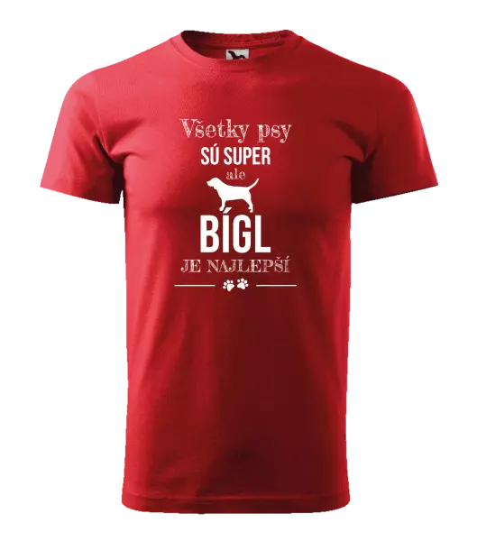 Pánske tričko Bígl je najlepší