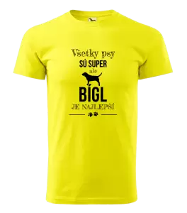 Pánske tričko Bígl je najlepší