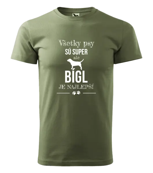 Pánske tričko Bígl je najlepší