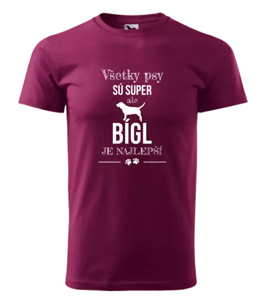 Pánske tričko Bígl je najlepší