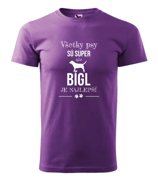 Pánske tričko Bígl je najlepší