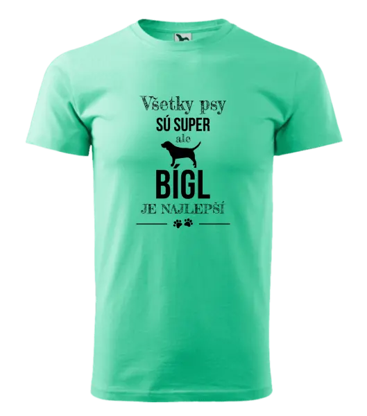 Pánske tričko Bígl je najlepší