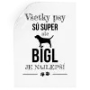 Samolepka Bígl je najlepší