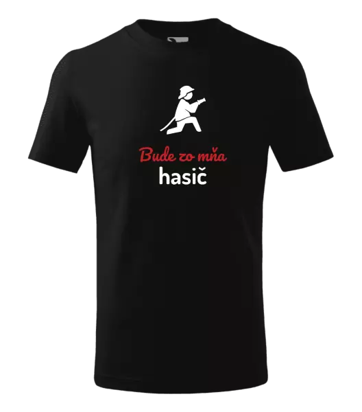 Detské tričko Bude zo mňa hasič