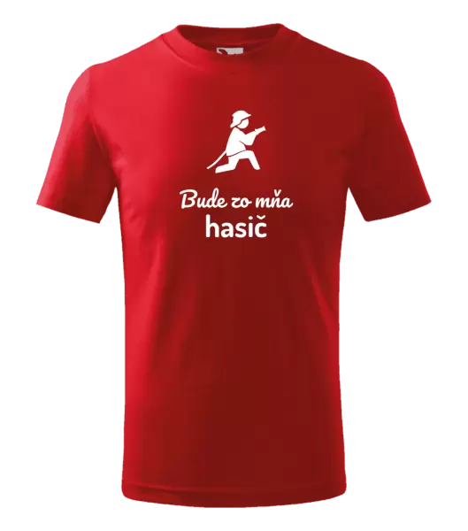 Detské tričko Bude zo mňa hasič