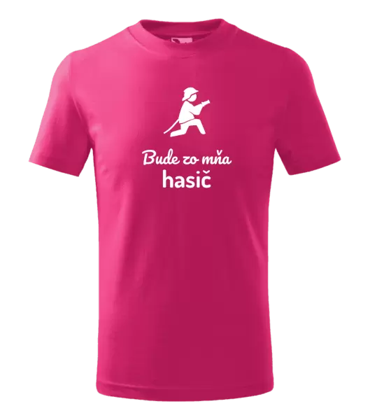 Detské tričko Bude zo mňa hasič