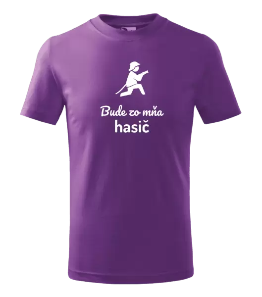 Detské tričko Bude zo mňa hasič