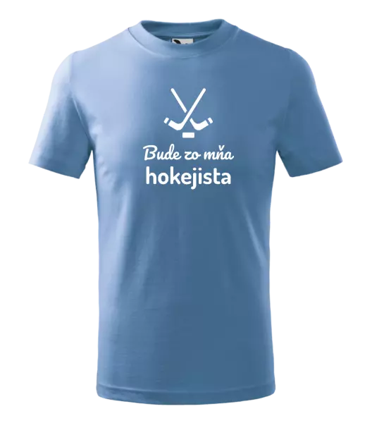Detské tričko Bude zo mňa hokejista 
