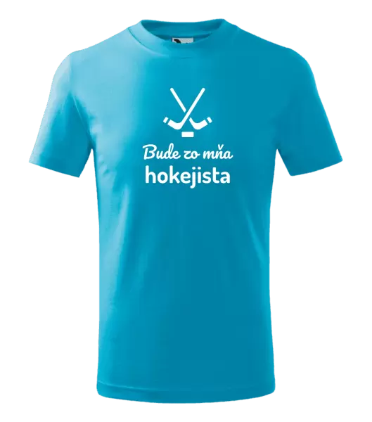 Detské tričko Bude zo mňa hokejista 