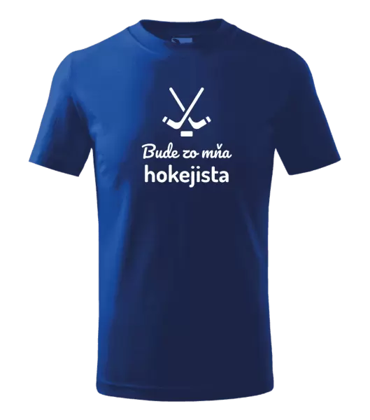 Detské tričko Bude zo mňa hokejista 