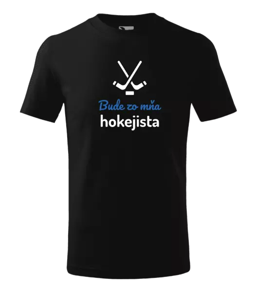 Detské tričko Bude zo mňa hokejista 