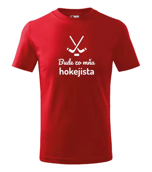 Detské tričko Bude zo mňa hokejista 