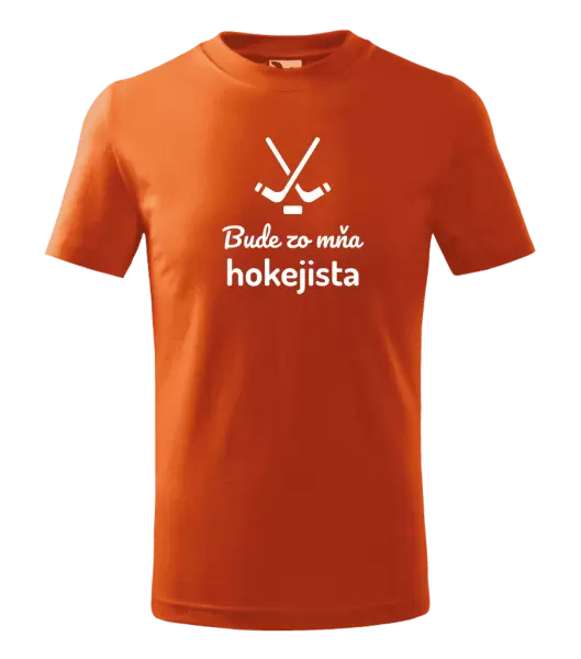 Detské tričko Bude zo mňa hokejista 