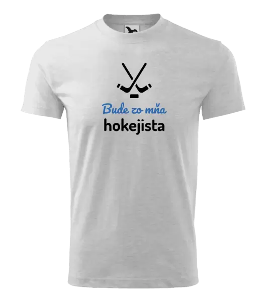 Detské tričko Bude zo mňa hokejista 