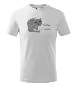 Detské tričko Budem mačka po mamičke