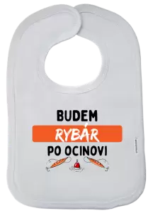 Detský podbradník Budem rybár po ocinovi