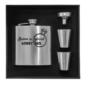 Ploskačka v krabičke Budem sa vydávať. Sorry ako. 