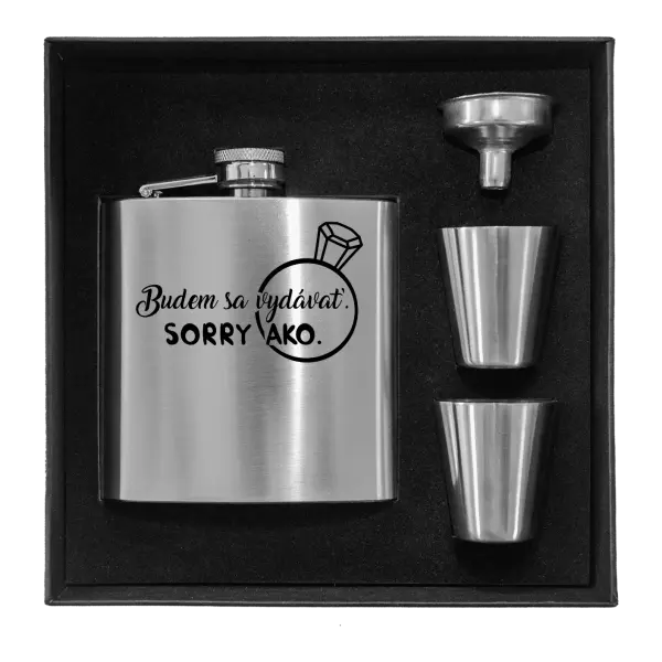 Ploskačka v krabičke Budem sa vydávať. Sorry ako.