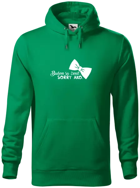 Pánska mikina Budem sa ženiť. Sorry ako.