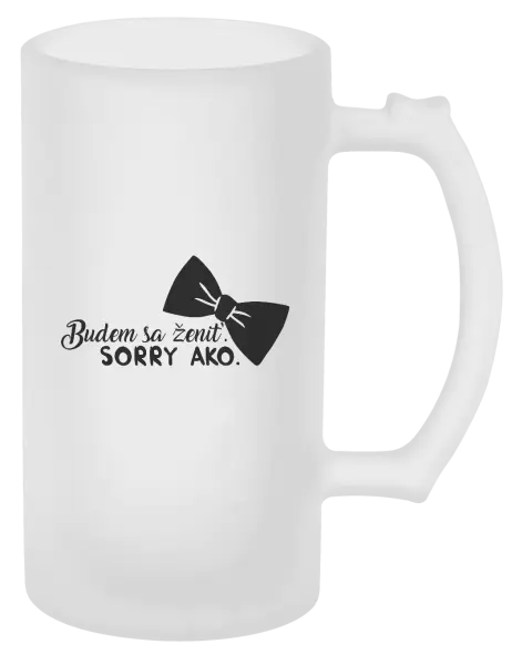 Polliter Budem sa ženiť. Sorry ako.