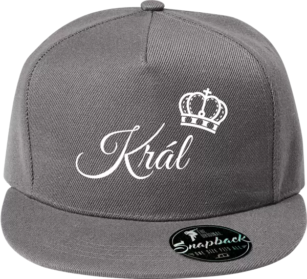 Snapback kšiltovka Král