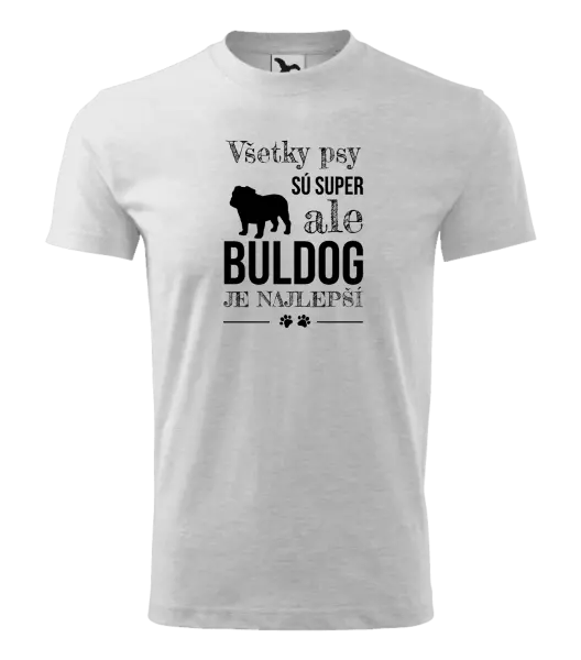 Detské tričko Buldog je najlepší