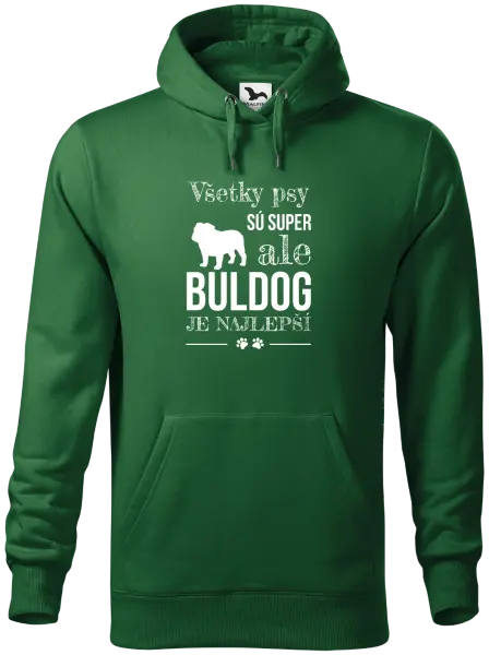 Pánska mikina Buldog je najlepší