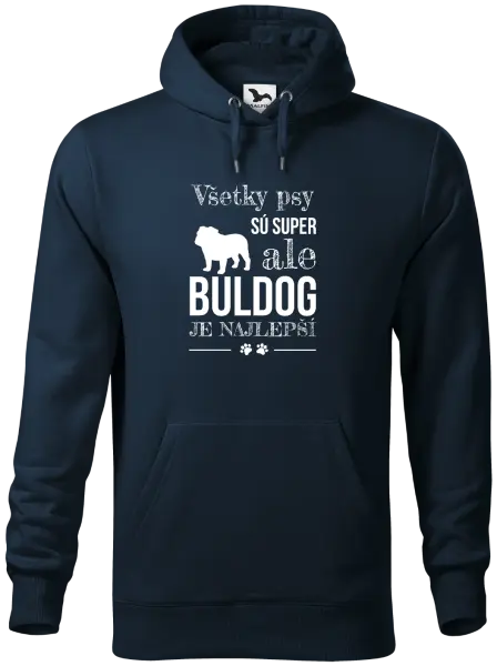 Pánska mikina Buldog je najlepší