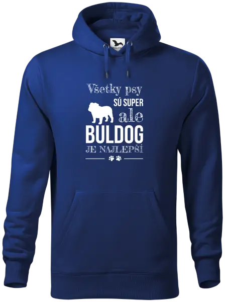 Pánska mikina Buldog je najlepší
