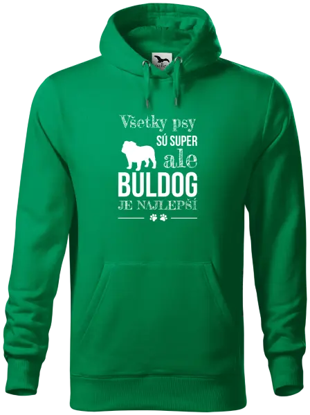 Pánska mikina Buldog je najlepší