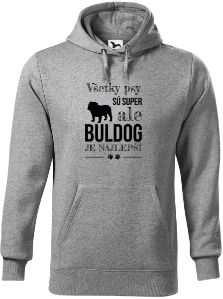 Pánska mikina Buldog je najlepší