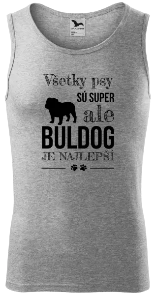 Pánske tielko Buldog je najlepší
