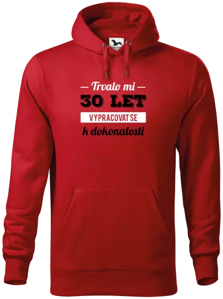 Pánská mikina Trvalo mi x let vypracovat se k dokonalosti