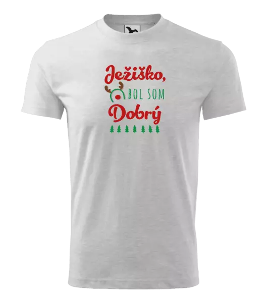 Detské vianočné tričko Ježiško, bol som dobrý