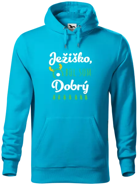 Pánska mikina Ježiško, bol som dobrý
