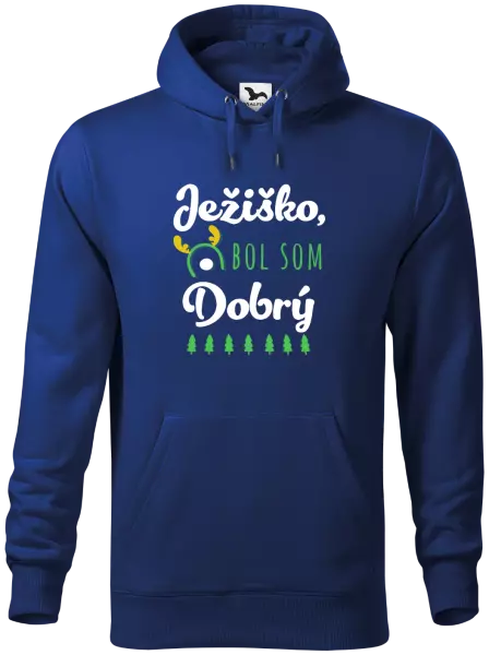 Pánska mikina Ježiško, bol som dobrý