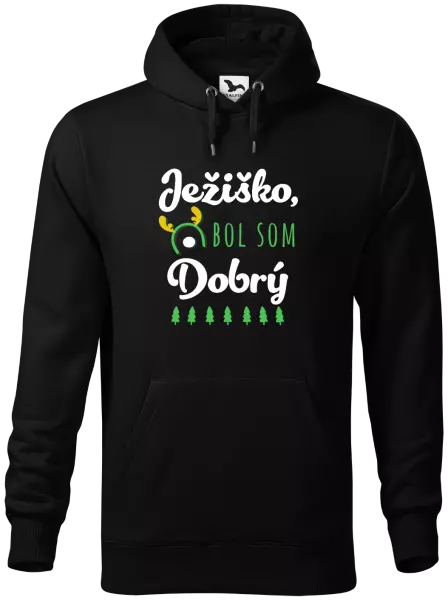 Pánska mikina Ježiško, bol som dobrý