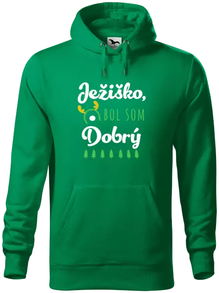 Pánska mikina Ježiško, bol som dobrý