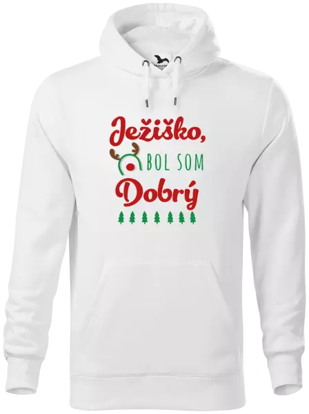 Pánska mikina Ježiško, bol som dobrý